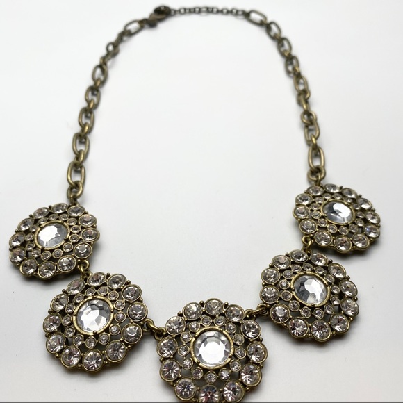 J. Crew Jewelry - J. Crew Rhinestone statement necklace